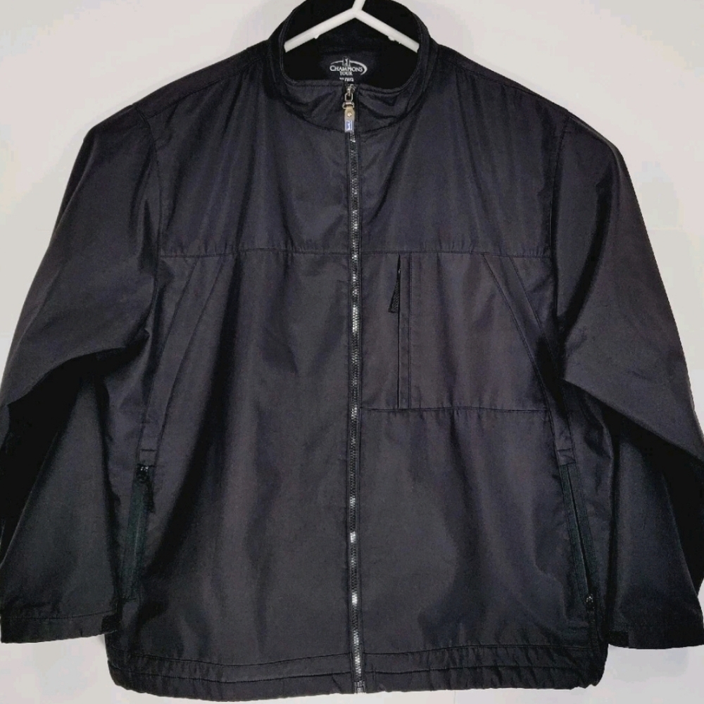 PGA Champions Tour Mens XL Jacket Softshell Black Senior PGA